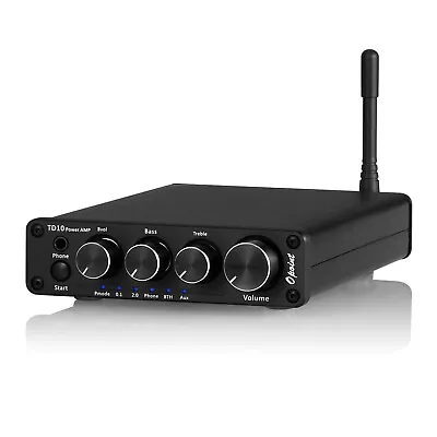 Kaufen Mini Bluetooth 5.0 2.1 Kanal Digital Verstärker Desktop Audio Amplifier APTX-HD • 95.19€