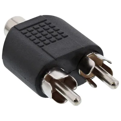 Kaufen InLine Audio Adapter, Cinch-Kupplung Auf 2x Cinch-Stecker, Y-Adapter 1:2, Chinch • 3.49€