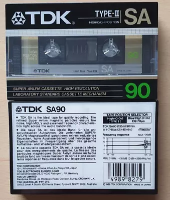 Kaufen MC, Tape, Audio Leerkassette TDK SA 90, Type II , C90 • 15€