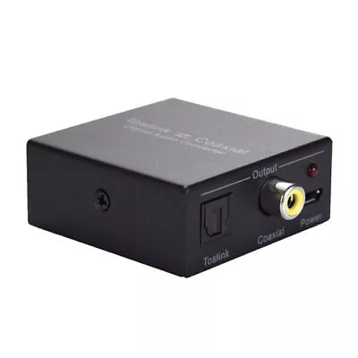 Kaufen 2-Wege Digital Coax Koaxial SPDIF Zu Toslink Optical Audio Konverter Adapter • 12.33€