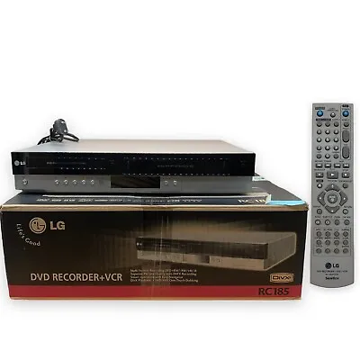 Kaufen LG RC185 Videorecorder VHS VCR DVD RECORDER +RW/-RW +R/-R 6 HEAD HIFI DIVX OVP • 249.99€