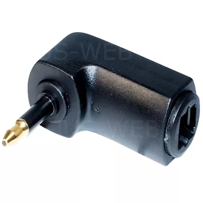 Kaufen Winkel Adapter Toslink Buchse - 3,5mm Opti Mini Stecker ODT LWL SPDIF OPTO • 4.79€