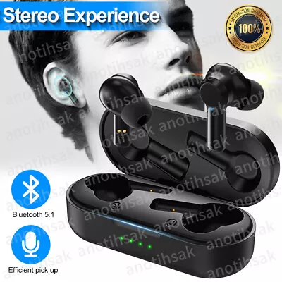 Kaufen Kopfhörer Bluetooth 5,1 Touch Control In-Ear Ohrhörer Wireless Headset • 17.52€