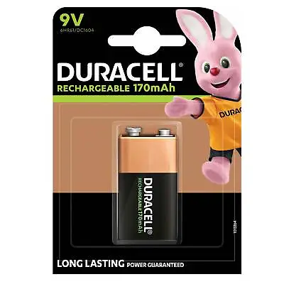 Kaufen Duracell 056008 Akku Batterie E-Block / HR22 DC1604 NiMh 9V 170mAh 1er Pack • 11.28€