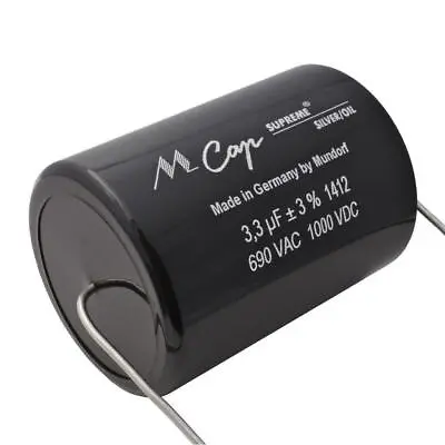 Kaufen Mundorf MCap SUP.SO SUPREME SILVER OIL Öl 3,3uF Kondensator Capacitor 852673 • 124.90€