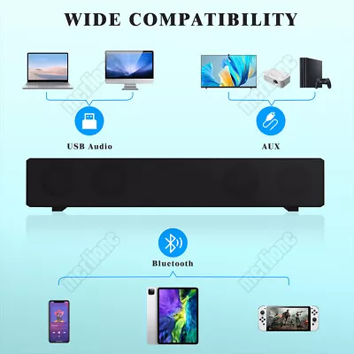 Kaufen Wireless Bluetooth TV Lautsprecher Tisch Subwoofer Heimkino System Lautsprecher • 23.79€