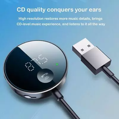 Kaufen USB Bluetooth 5.0 Wireless Car FM Transmitter Aux Stereo Audio Adapter. L1W2 • 9.46€