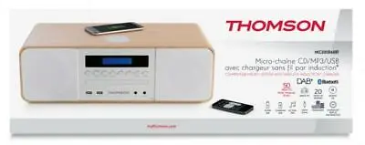 Kaufen Thomson Bluetooth Kompaktanlage MIC201IDABBT USB Qi-Charger DAB+ Radio TH371697 • 155.99€