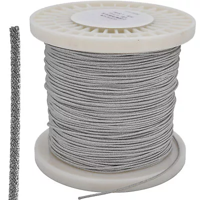 Kaufen 1 Meter Silber Litze Draht Gedrillt Lautsprecher Membran 1,3mm Voice Coil Wire • 2.95€