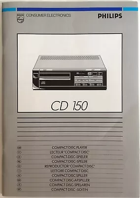 Kaufen Philips Compact Disc Player CD Player  - CD 150 - Bedienungsanleitung • 3€