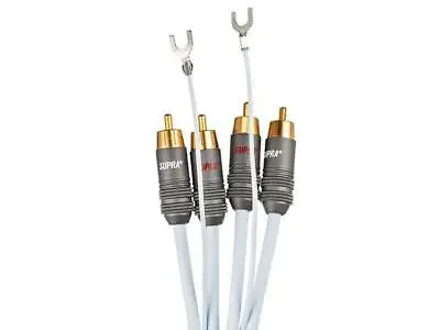 Kaufen Supra Cables Phono 2RCA-SC Analoges Phono Verbindungskabel 1m • 119€