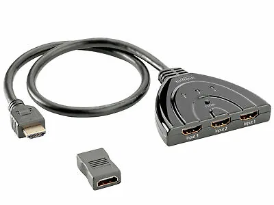 Kaufen Inakustik Automatik HDMI Switch 3>1 Verteiler Splitter Schalter UHD 4K  238 • 24.95€