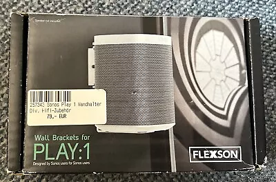 Kaufen FLEXSON: 2x Lautsprecher Wandhalterungen Für Sonos Play 1 Box Wandhalter Schwarz • 14€