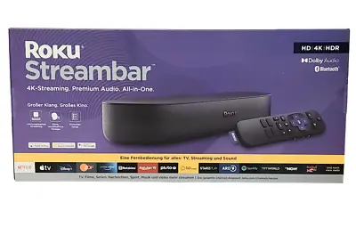 Kaufen Roku® Streambar - Schwarz - HD/ HDR/ 4K-Streaming - NEU & OVP • 98.90€