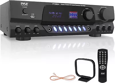 Kaufen Pyle 200W Heim Audio Stromverstärker - Stereo Empfänger Mit / Am Fm Tuner • 98.22€