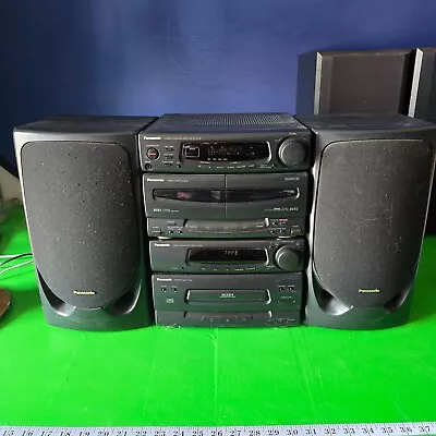 Kaufen Panasonic SU-CH40 SL-CH40 Kompakt HiFi CD, Kassette & Tuner Stereo & Lautsprecher • 116.27€