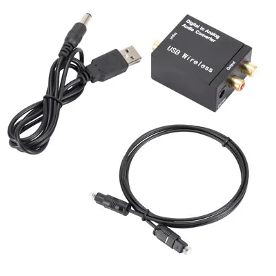 Kaufen Digital To Analog Audio Converter Optical Coaxial Toslink Adapter RCA Klinke L/R • 5.99€
