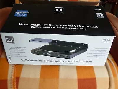 Kaufen Dual DT 210 USB Schallplatten-Digitalisierer Plattenspieler 33/45 U/min Schwarz • 20€