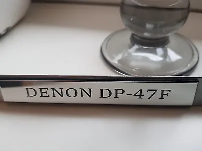 Kaufen Plattenspieler  DENON DP-47F  TYPENSCHILD Passend Für Plattenspieler DENON DP 47 • 35€
