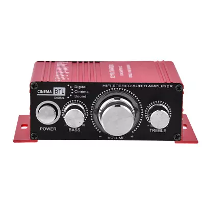 Kaufen Mini 12V 2-Kanal HiFi Stereo Bass Audio Endstufe Digital Amp CHP • 20.39€