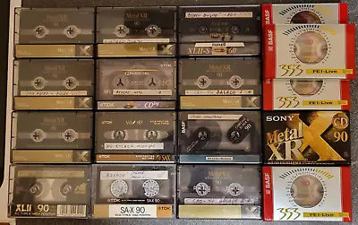Kaufen BASF Kassetten Tape + Sony Metal XR + Verschiedene Gebrauchte Kassetten • 13.50€