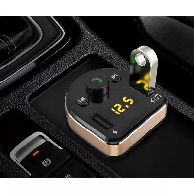 Kaufen Bluetooth FM Transmitter Auto Kfz Radio Adapter Mit Dual USB Ladegerät Für Handy • 7.99€