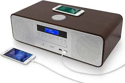 Kaufen AUDIBLE FIDELITY Komplett HiFi DAB/DAB+ Stereosystem CD Player Mit Lautsprechern, • 154.65€