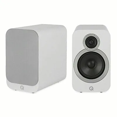 Kaufen Q Acoustics 3020i Bücherregal Ständer Halterung Lautsprecher HiFi Kino Paar Arktisch Weiß • 279.30€