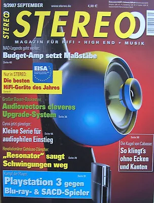 Kaufen Stereo 9/07 Audiovectors Mi3, Merlin VSM MXe, NAD C315 BEE, Marantz DV-7001 • 4€