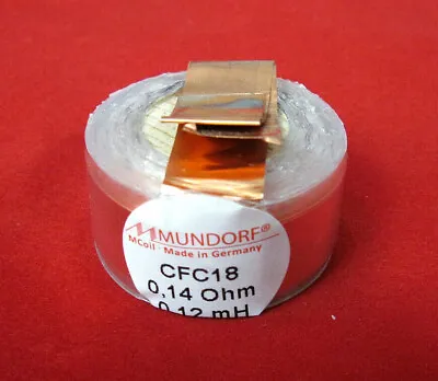 Kaufen Mundorf CFC18 Luftspule Kupferfolienspule 0,12mH Entspr. 1mm Draht 0,14 Ohm • 12.90€