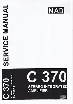 Kaufen Service Manual-Anleitung Für NAD C 370  • 11€