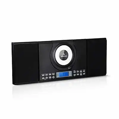 Kaufen Vertikal Stereoanlage CD Player Bluetooth USB MP3 Lautsprecher Radio Schwarz • 59.99€