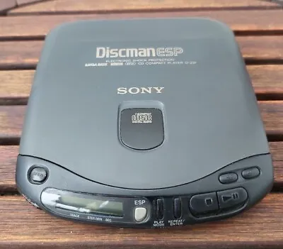 Kaufen Sony Diskman D-231 Grau GETESTET CD Player ESP Shock Protection 90er Retro  • 54.99€
