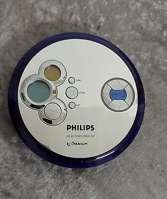 Kaufen Philips Tragbarer CD-Player EXP 2462 Expanium CD-Spieler 100 Sec ESP Retro • 20€