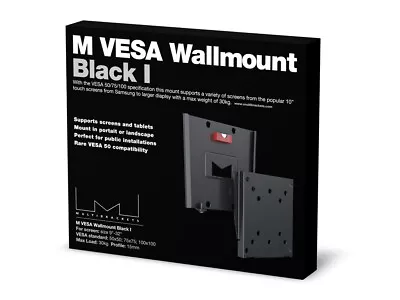 Kaufen M VESA Wandhalterung Bis 30kg Black 1 Wallmount Für TV  • 21.95€