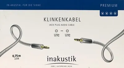 Kaufen Inakustik Premium Stereo Klinkenkabel 0,75 M Vergoldet, UVP 19,29 € • 9.99€