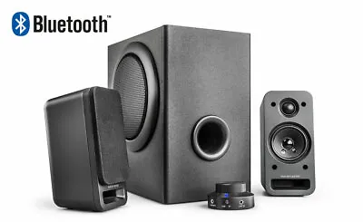 Kaufen Wavemaster MX3+ BT 2.1 Lautsprecher-System Bluetooth HiFi Soundsystem 50W Stereo • 97.50€