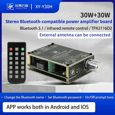 Kaufen TPA3118 HIFI Stereo Bluetooth Digital Endstufe Platine Mit Fernbedienung • 11.88€