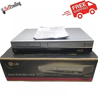 Kaufen LG V180 VCR Video Cassette Recorder 6 HD HiFi Stereo DVD Player • 39.99€