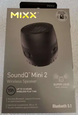 Kaufen ORIGINAL MIXX Audio SoundQ Mini 2 Bluetooth 5.1 Lautsprecher Wireless NEU VERSIEGELT UK • 22.23€