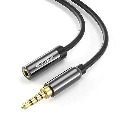 Kaufen AUX Verlängerungskabel 4 Polig TRRS 3,5mm Klinke Stecker Zu 3,5mm Buchse Audio • 10.99€
