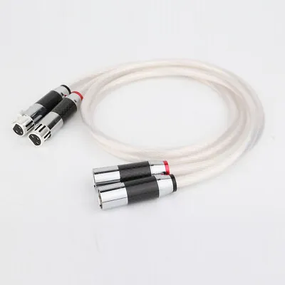 Kaufen Paar OCC Reines Kupfer Mit Versilbert Draht HIFI Balance XLR Kabel Audio Cable • 47.60€
