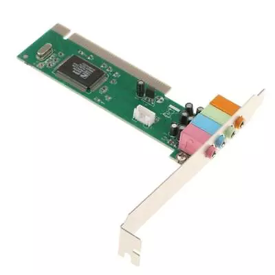 Kaufen 5.1 Kanal Surround 3D PCI Sound Audiokarte Mit CD-Treiber Für Windows XP/Vista • 12.55€