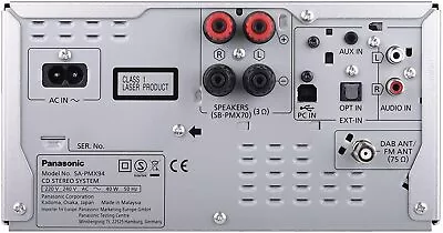 Kaufen Panasonic SC-PMX802E-K Premium Micro- Kompaktanlage (Bluetooth, WLAN, Hi-Res Aud • 459€