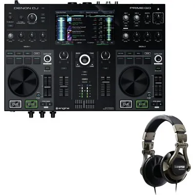 Kaufen Denon DJ PRIME GO DJ System + Shure SRH 550 DJ Kopfhörer | Neu • 1,221.60€