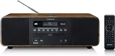Kaufen Lenco DAR-051 DAB+ Radio - Kompaktanlage - CD/MP3-Player - Bluetooth In Holz • 179.95€
