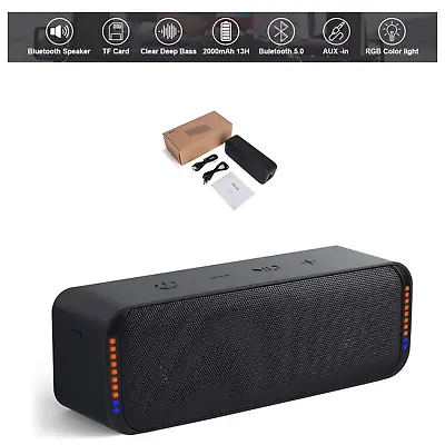 Kaufen Bluetooth Lautsprecher Kabellose Aktualisierte Version Mit Stereo Sound Für Zuhause Outdoor • 16.96€