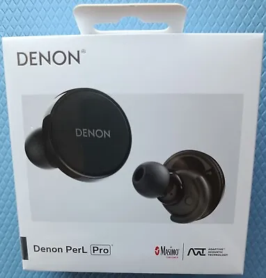 Kaufen Denon PerL Pro Bluetooth In Ear Kopfhörer, Schwarz (OVP) • 229.99€