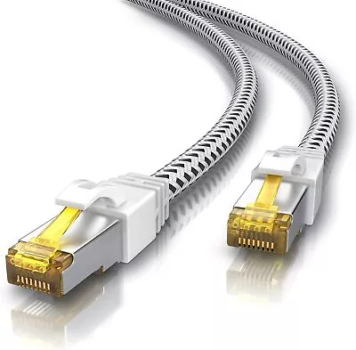 Kaufen NEU OVP 0,5m CS - 50cm Cat 7 Netzwerkkabel Gigabit Ethernet LAN Kabel - 10GBit/s • 14.99€