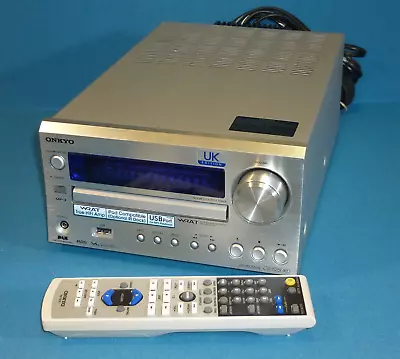 Kaufen Silber Onkyo Tuner CD Verstärker Receiver CR-525UKD Mit Original Fernbedienung • 93.01€